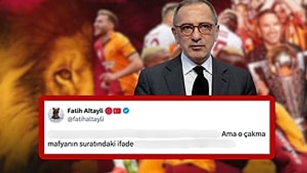 Galatasaray’ın şampiyonluğu sonrası bir paylaşım da gazeteci Fatih Altaylı’dan geldi.
