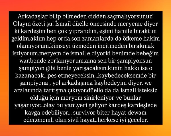Meryem'in eşinin açıklamaları şöyle: