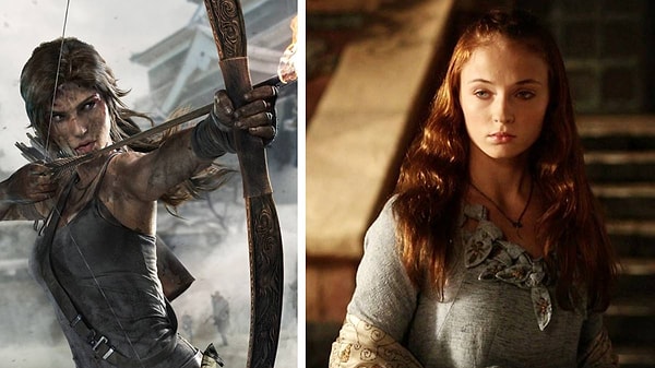 Game of Thrones yıldızı Sophie Turner'ın dizinin ana karakteri olan Lara Croft'u canlandıracağı ifade edilmişti. Görseli
