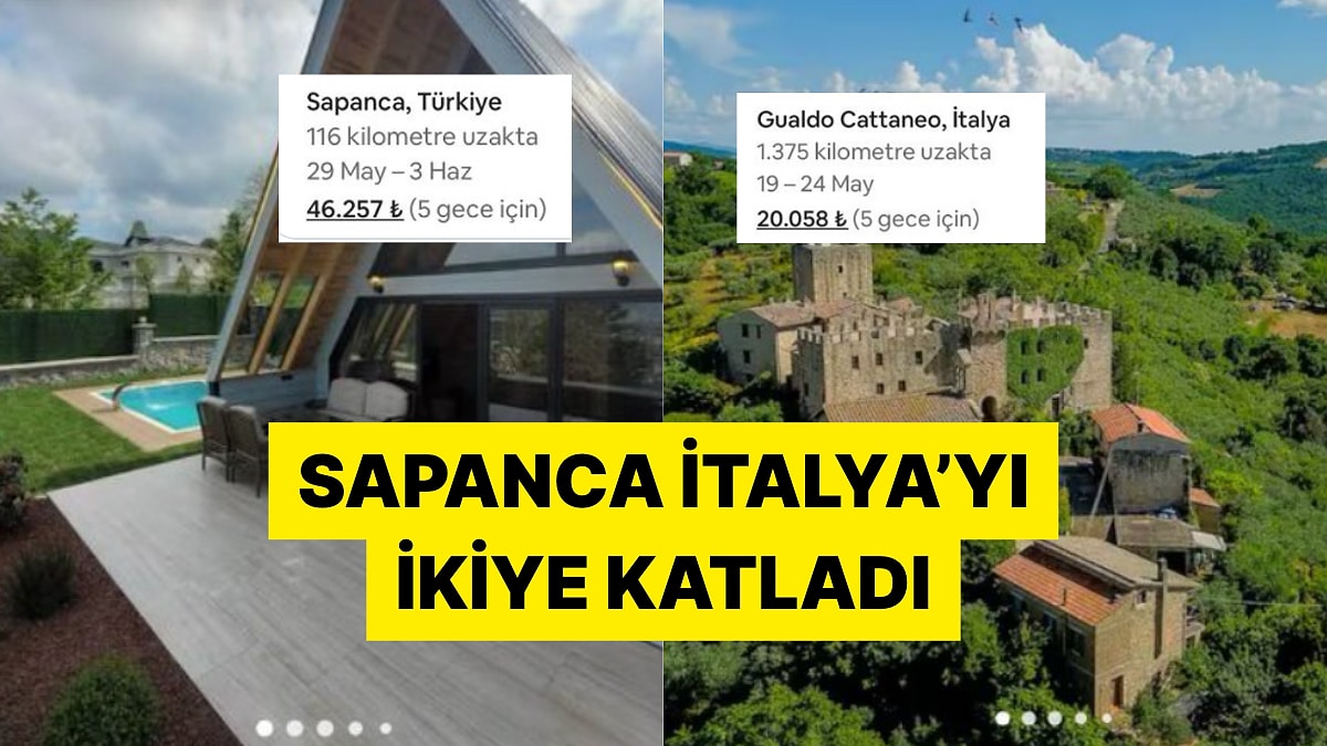 Turizmciler Çıldırdı! Sakarya&apos;daki Bungalov Fiyatları İtalya&apos;daki Şatoyu İkiye Katladı