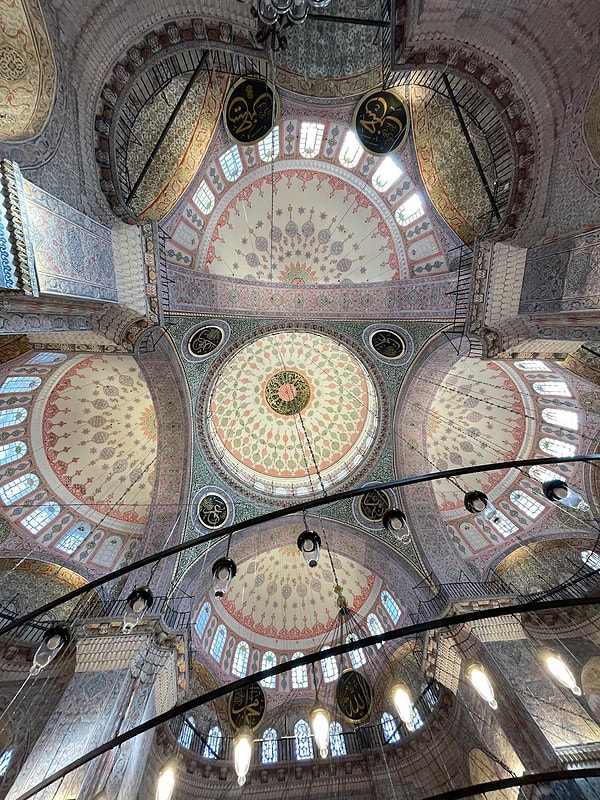 Interior Architecture of Sultan Ahmet Mosque