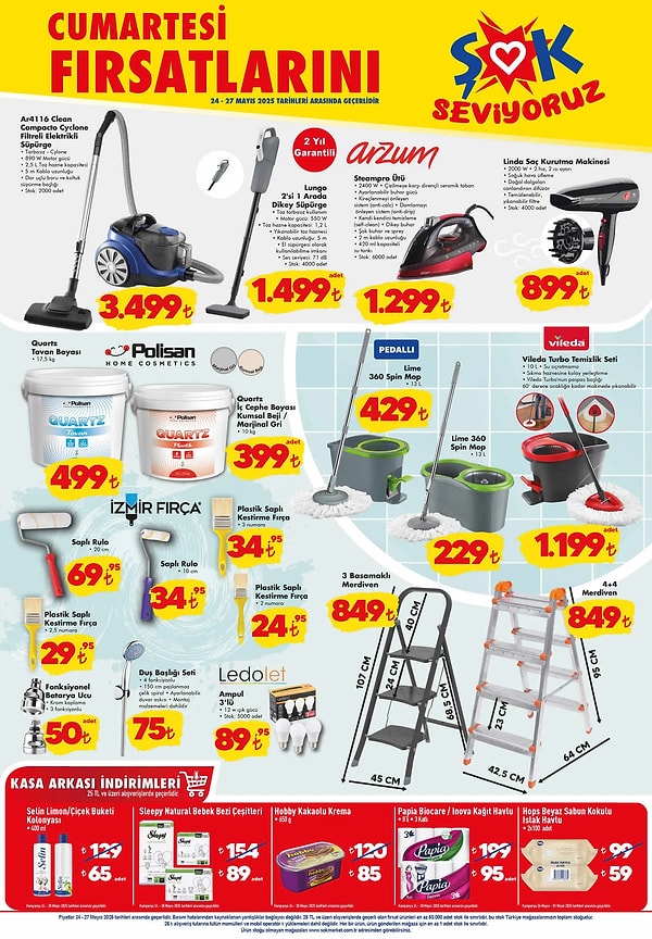Arzum Clean Compacto Cyclone Filtreli Elektrikli Süpürge 3.499 TL, Görseli