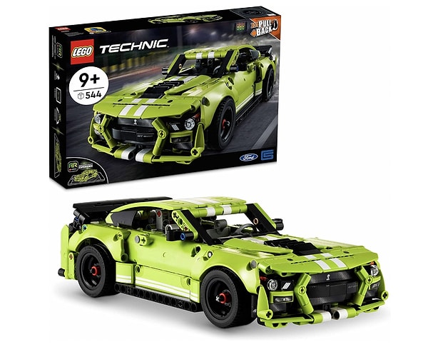 2. Amazon’da indirimde olan LEGO Technic Ford Mustang Shelby GT500, araba tutkunları için muhteşem bir yaratıcı oyuncak! Görseli