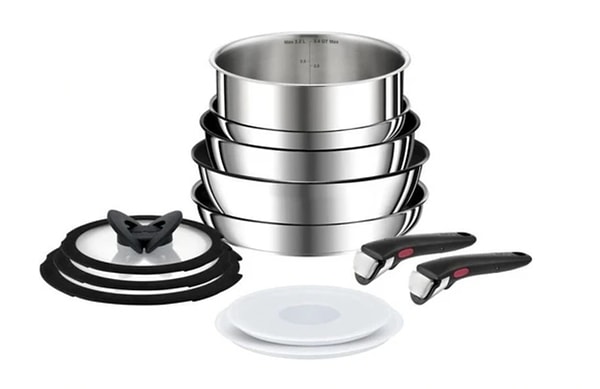 7. Hepsiburada’da indirimde olan Tefal L97390 Ingenio Titanyum 6X Preference 12 Parça Tava ve Tencere Seti, mutfakta işinizi kolaylaştırıyor!