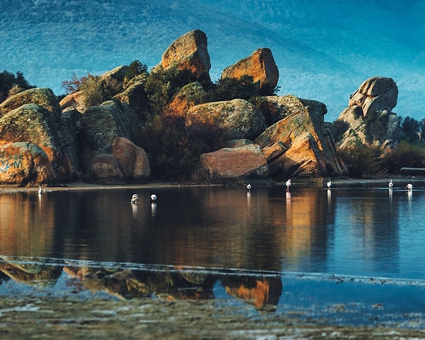 Features of Lake Bafa