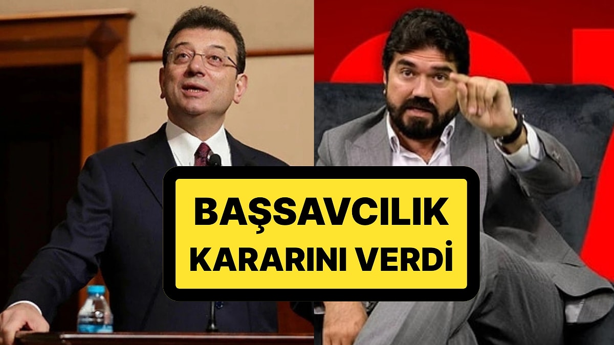 Rasim Ozan Kütahyalı, Ekrem İmamoğlu&apos;na Hakaret Etmişti: Başsavcılık Kararını Verdi