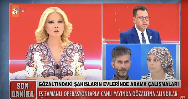 Müge Anlı şüphelilerle ilgili son gelişmeleri aktardı. Görseli