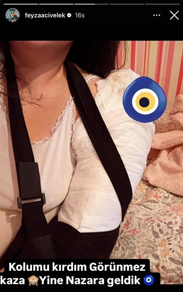 Sağlık açısından da zor bir süreçten geçen oyuncu, Şubat ayında kolunu kırmış ve ameliyat olmuştu. Görseli