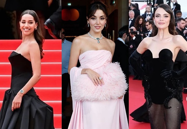 Cannes Film Festivali'nin şıklık yarışına dönüşen büyüleyici atmosferinde, bu yıl Türkiye'den birçok ünlü isim dikkatleri üzerine çekti. Görseli
