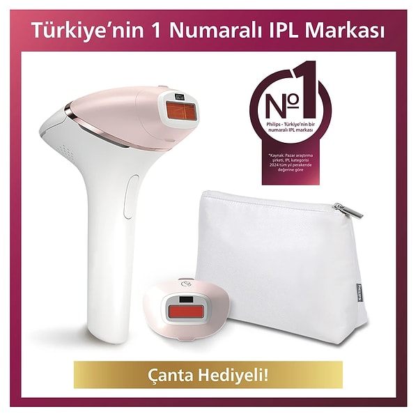 6. Hepsiburada’da indirimde olan Philips Lumea BRI950/00, IPL teknolojisiyle yüz, vücut ve hassas bölgelerde tüyleri azaltıyor.