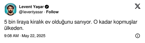 İronik tepkiler geldi.