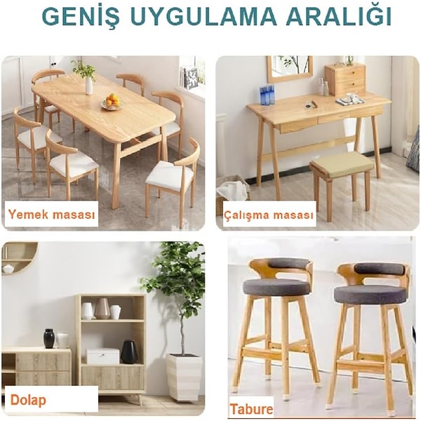 Tarix Sandalye ve Masa Ayağı Kılıfı – 8 Adet (Small)