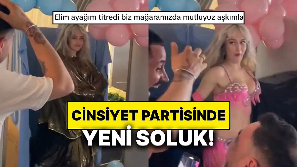 Cinsiyet Partisi Yapan Çift Çocuklarının Cinsiyetini Dansözün Kıyafetinin Rengiyle Öğrendi
