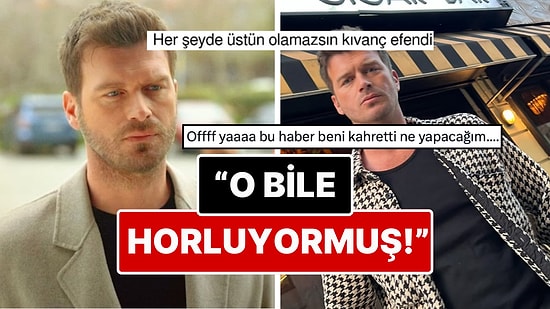 Kıvanç Tatlıtuğ'un Uyku Apnesi Olduğu İddiası X'te Goygoyculara Malzeme Çıkardı!