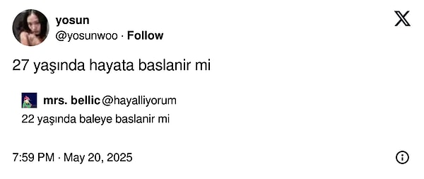 Başlanır.