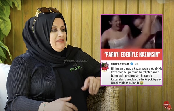 Hadise’nin danslarına yaptığı yorum nedeniyle oğlu Reynmen’den veto yiyen Nasibe Yılmaz göndermeli paylaşımlarını sürdürüyor. Görseli