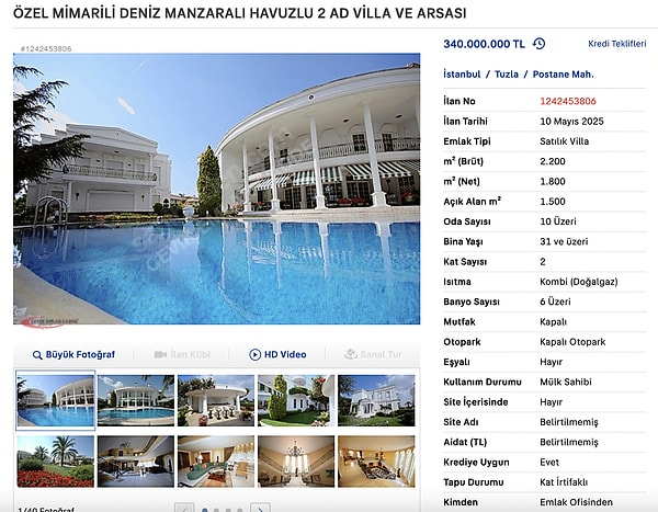 Dizinin büyük bir kısmının çekildiği o havuzlu villayı kim unutabilir ki?.. Görseli