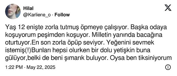 Tacize uğrayanların ise anlattıkları şöyle;