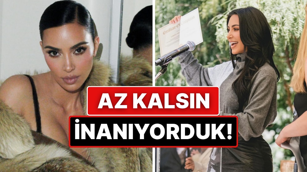 Gerçekler Bildiğimiz Gibi Değilmiş! Avukat Olduğunu Söyleyen Kim Kardashian, Aslında Eğitimini Tamamlamamış