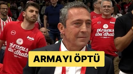Fenerbahçe Başkanı Ali Koç Soruya Armayı Öperek Yanıt Verdi
