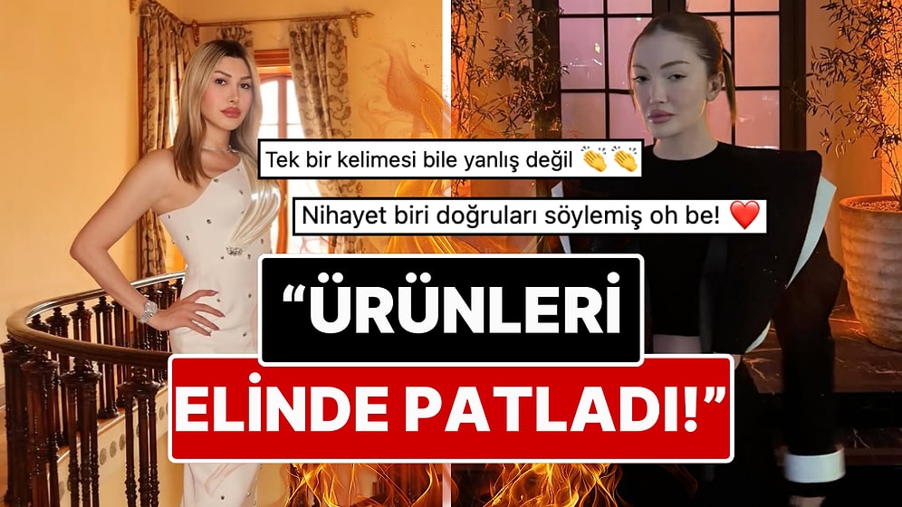 Bomba İddia: Arya Bektaş Önce Makyaj Sonra Giyim Markası Çıkartan Danla Bilic'in Ürünlerini Yerden Yere Vurdu!