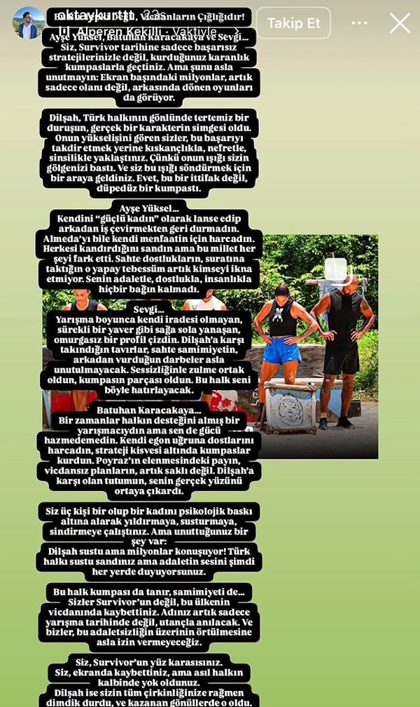 İşte Dilşah'ın abisinin o paylaşımları: