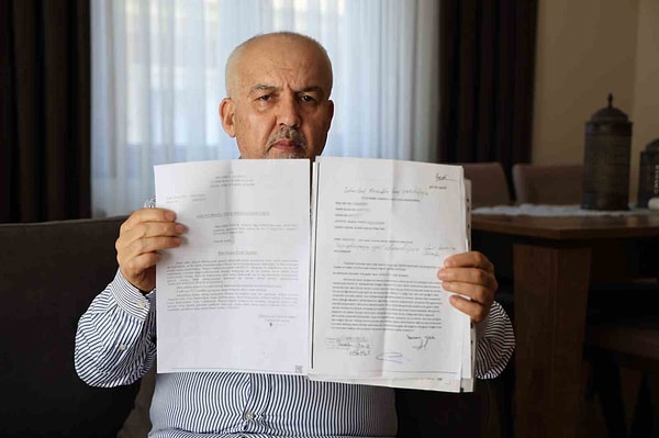 "Peşin 50 bin TL teklif ettim, geri kalanı taksitle ödemek istedim. Ancak senet talep ettiler, aylık 10 bin TL’lik 9 senet. Benim maaşım o zaman 1000 liraydı, ödemem imkansızdı" diyen Yürük, sözlerine şöyle devam etti: Görseli