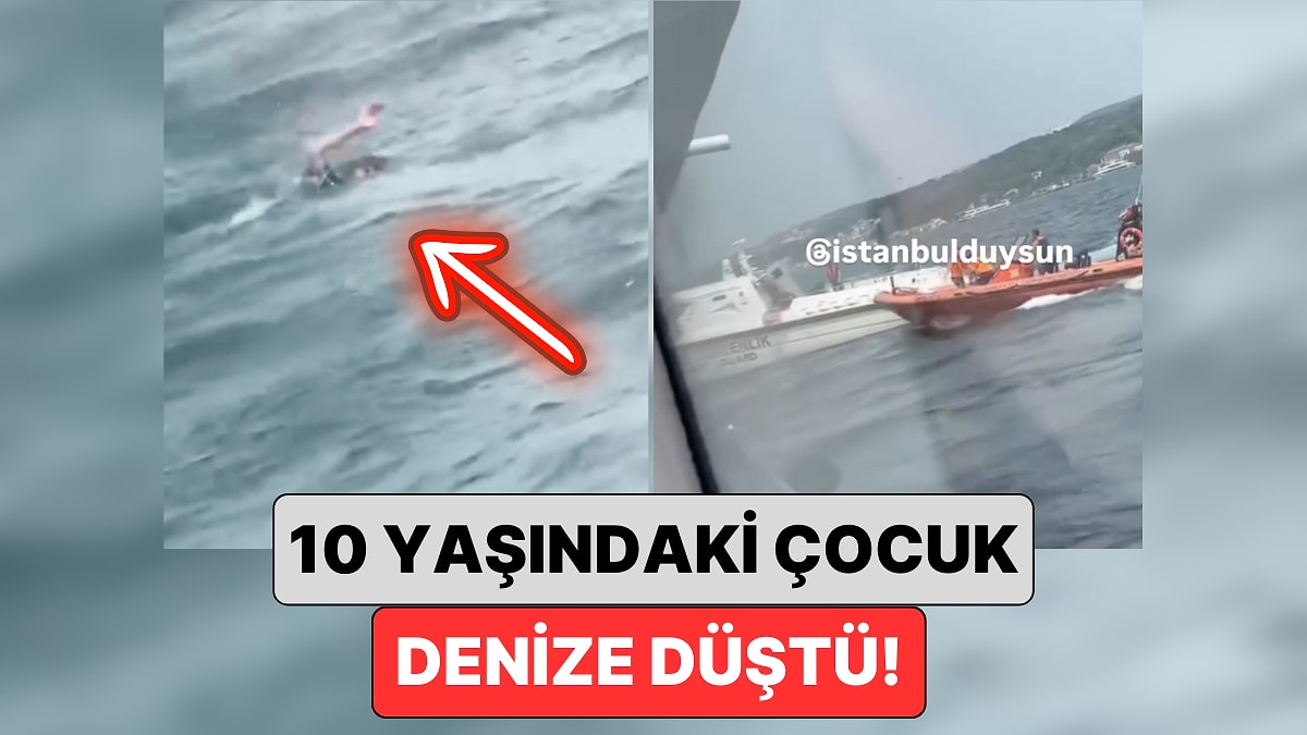 İstanbul&apos;da 10 Yaşında Bir Çocuk Vapurdan Düştü: Sahil Güvenlik Ekipleri Müdahale Ederek Çocuğu Kurtardı