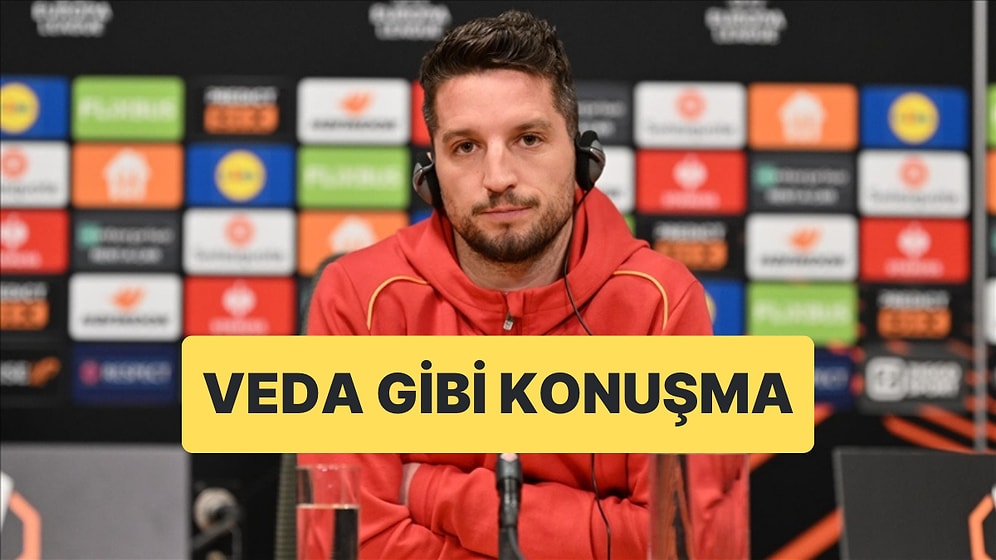 Galatasaray'da Mertens'ten Göztepe Maçı Sonrası Veda Gibi Açıklama