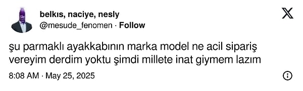 Cevap da gecikmedi tabii😂