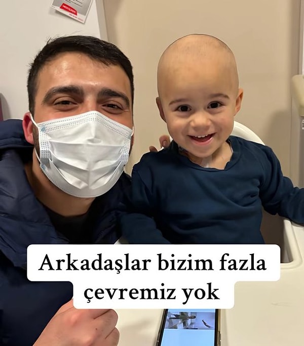 Her şey çocuğu kanseri yenen bir babanın paylaşımı ile başladı. Görseli