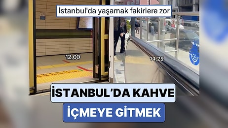 İstanbul'da Arkadaşıyla Kahve İçmeye Giden Bir Sosyal Medya Kullanıcısı Yolda Geçirdiği Saatleri Paylaştı