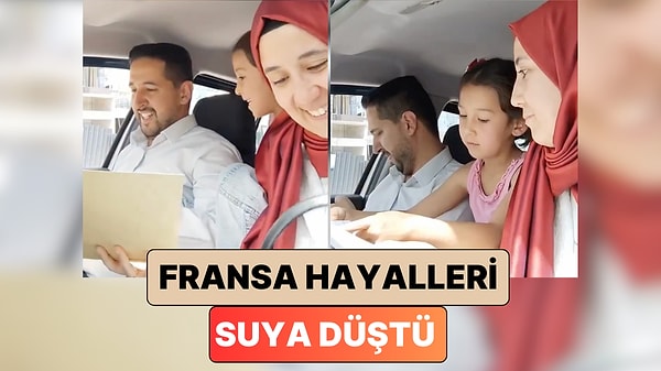 Fransa'ya Gitmek İsteyen Bir Aile Kamera Karşısında Açtıkları Vize Sonucunu Görünce Hayal Kırıklığına Uğradı
