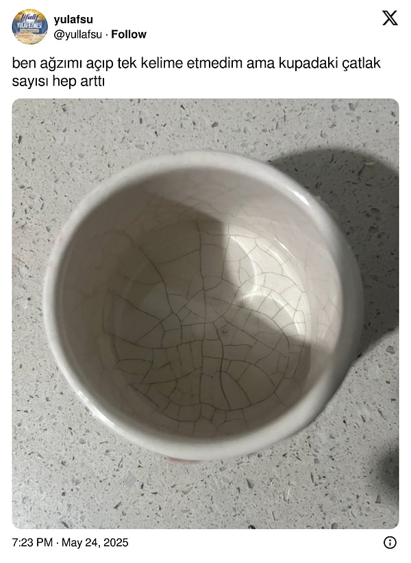 Bakterileri topluyor hep...