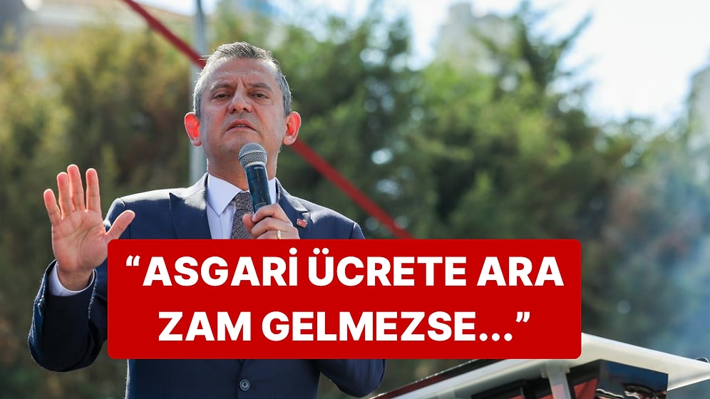 Özgür Özel, Bursa Mitinginde Asgari Ücrete Ara Zam Talebini Yineledi