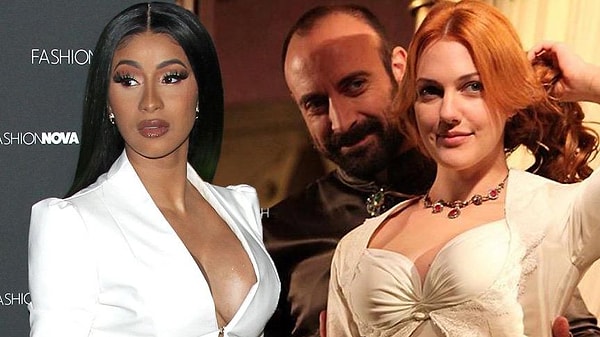 Cardi B'nin Hürrem Sultan Göndermesi Şoke Etti! Görseli