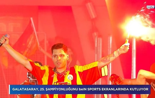 Emir Can İğrek'ten yeni Galatasaray marşı geldi. Görseli