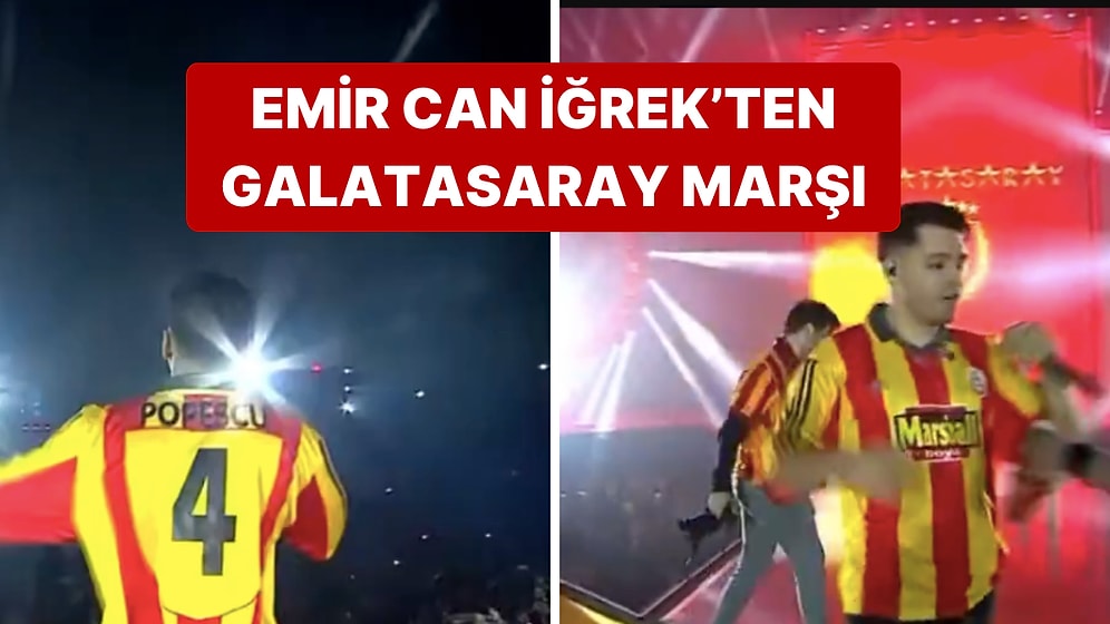 Emir Can İğrek'in Galatasaray Marşı Yenikapı Meydanı'nı Coşturdu