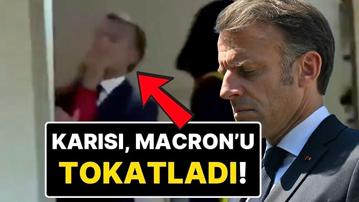Dünyanın Gözü Önünde Şok! Fransa Cumhurbaşkanı Emmanuel Macron, Herkesin İçinde Eşi Tarafından Tokatlandı!
