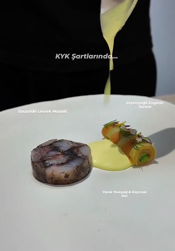 Öğrencimizin tabağı kusursuz görünüyordu. Görseli