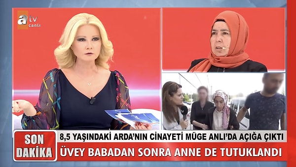 İzleyenlerin beklediği bir gelişmeyi de Müge Anlı geçtiğimiz saatlerde açıkladı. Üvey babanın ardından anne de tutuklandı!