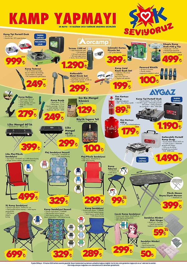 Kamp Testeresi 249 TL,