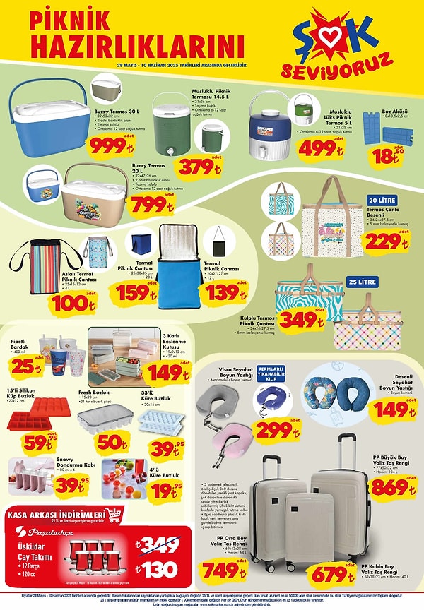 30 litre Buzzy Termos 999 TL,