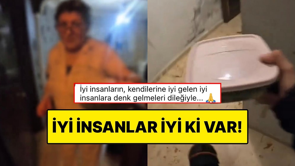 Sipariş Getiren Kuryeye Zeytinyağlı Dolma İkram Eden Kadın İçimizi Isıtan Anlara Vesile Oldu
