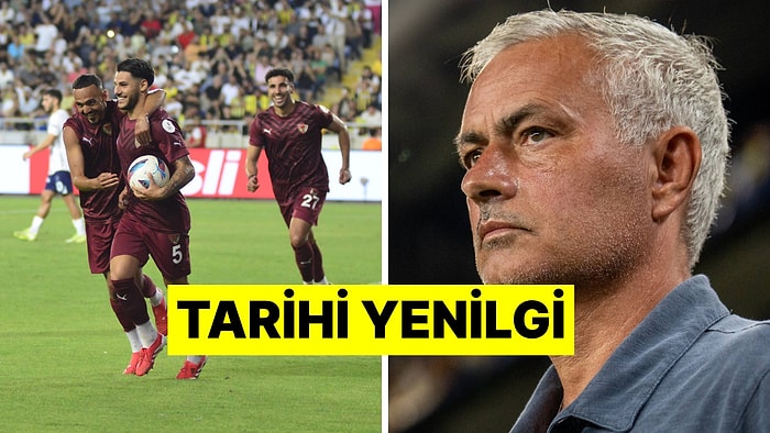 Fenerbahçe, Küme Düşen Hatayspor'a Farklı Mağlup Oldu!