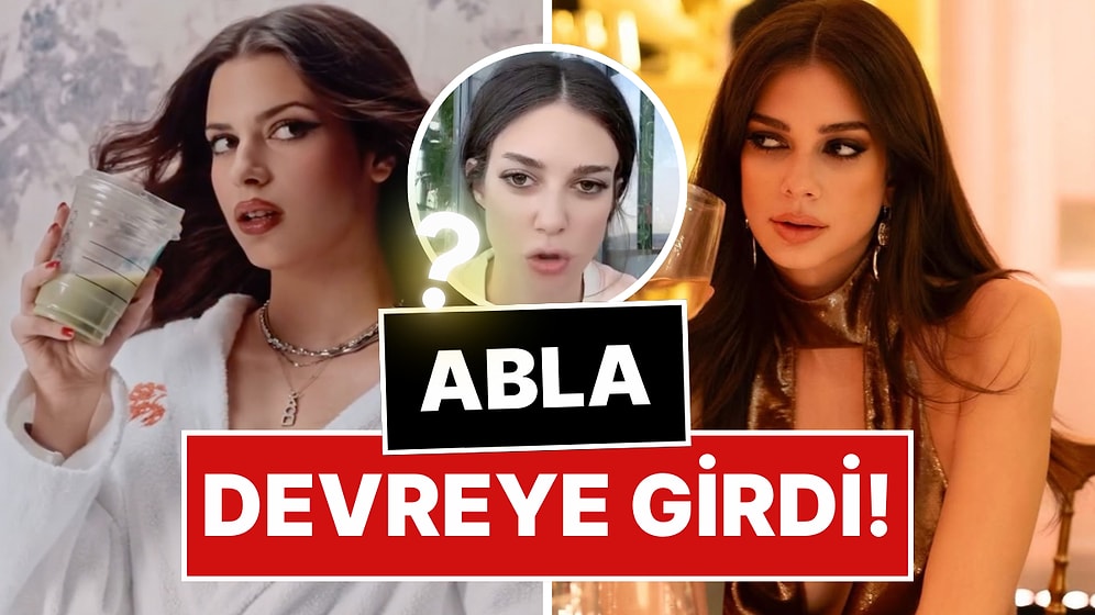 Abla Devreye Girdi: Deren Talu, Kendisi ve Kardeşine "Beyinsiz" Yazanlara Diş Göstererek Ders Verdi!