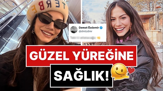 Güzel Yüreğine Sağlık: Demet Özdemir, Annesinin Kanser Olduğunu Yeni Öğrenen Hayranına Kayıtsız Kalamadı!