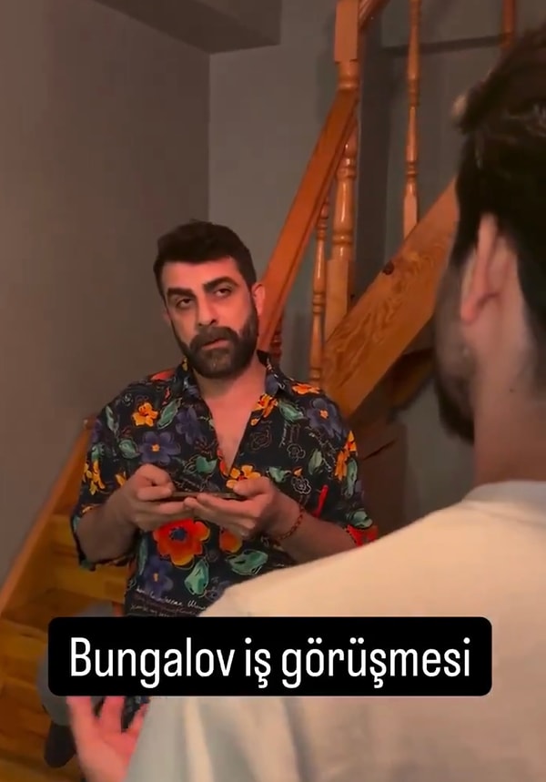 “Bungalov iş görüşmesi”