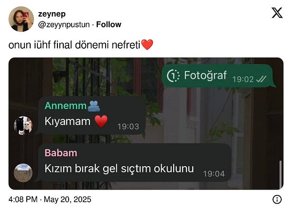 Gayet net konuşmuş.