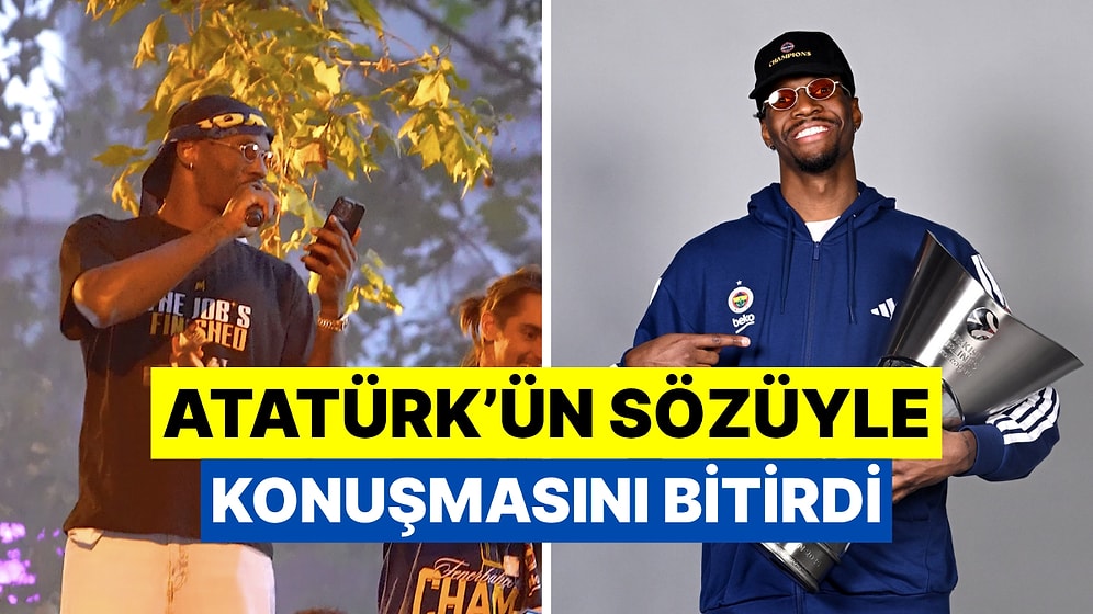 Nigel Hayes-Davis'in Türkçe Mesajı Taraftarından Büyük Alkış Aldı